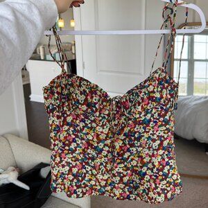 Realisation Par Floral Multicolor Top